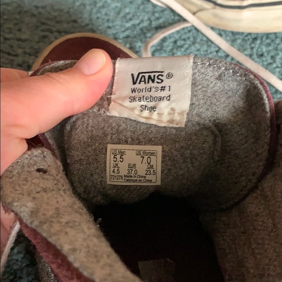 High Top Vans - Picture 3 of 4